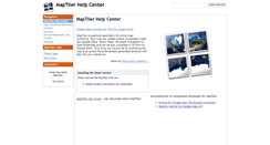 Desktop Screenshot of help.maptiler.org