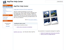 Tablet Screenshot of help.maptiler.org